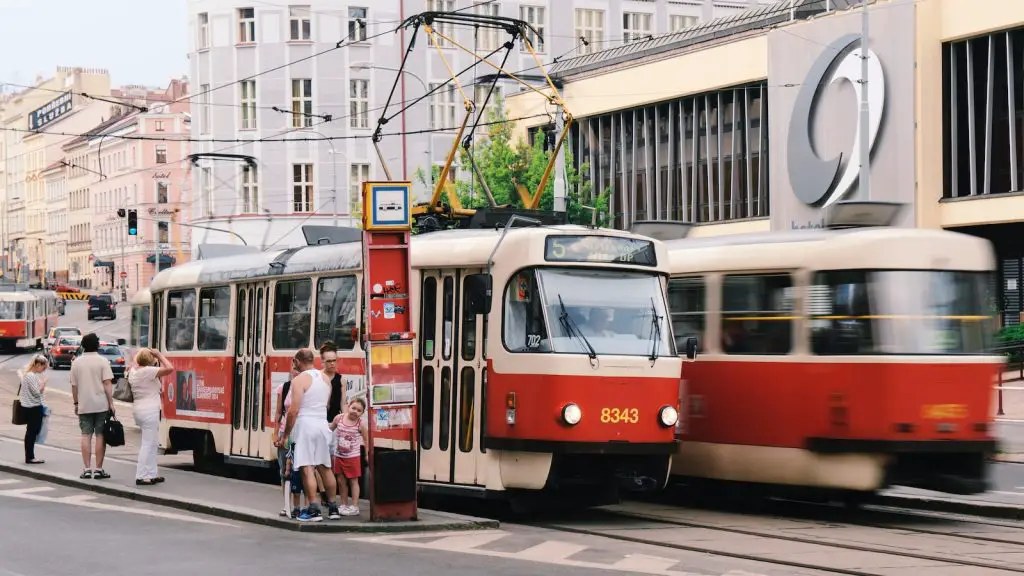 Se déplacer dans Prague en tramway